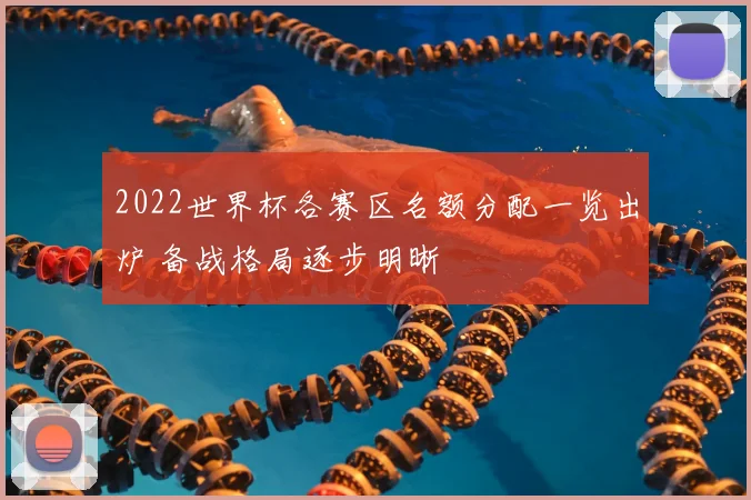 2022世界杯各赛区名额分配一览出炉 备战格局逐步明晰